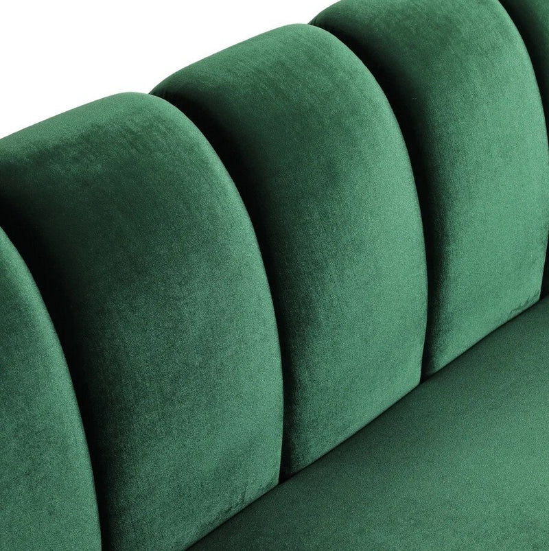 3 seat velvet sofa