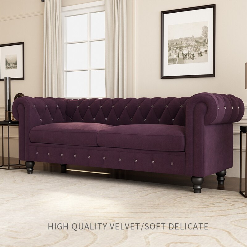 Button Tufted  Sofa