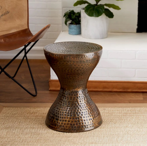 small round accent table