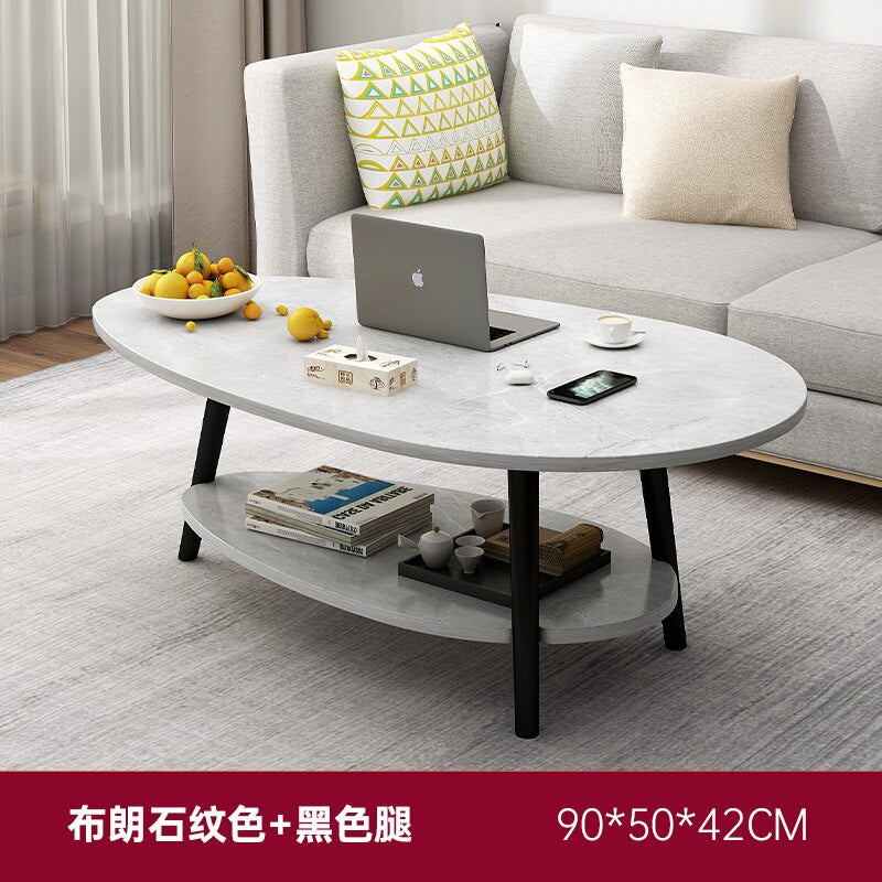 oval shape coffee table