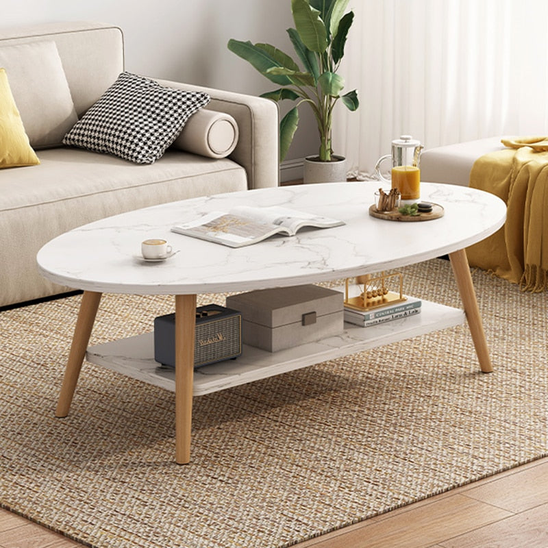 oval shape coffee table